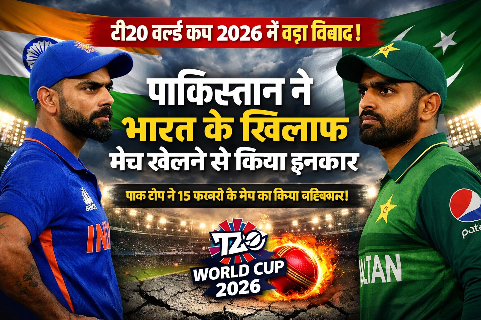 Pakistan Refuses to Play India in T20 World Cup, Match Faces Uncertainty